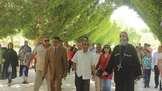  سفير الهند في جولة سياحية بمحطات مسار رحلة العائلة المقدسة بأسيوط