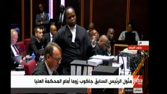  شاهد .. رئيس جنوب أفريقيا السابق يمثل أمام المحكمة العليا