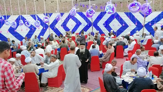 مارجرجس بأرمنت تنظم مائدة رمضانية بحضور مسئولين تنفيذين وشعبيين