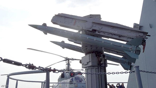 مجموعة صواريخ روسية قبالة سواحل البحر المتوسط. أرشيف