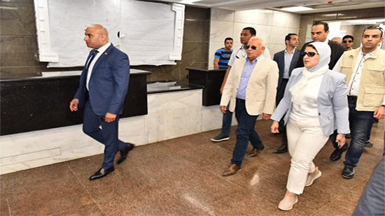 وزيرة الصحة تتفقد تجهيزات مستشفى النصر التخصصي للأطفال والرمد ببورسعيد