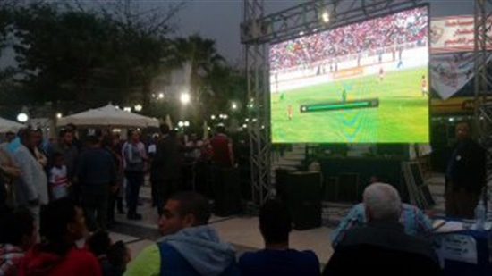  شاشات عملاقة لنقل مباريات الأمم الإفريقية ببني سويف 