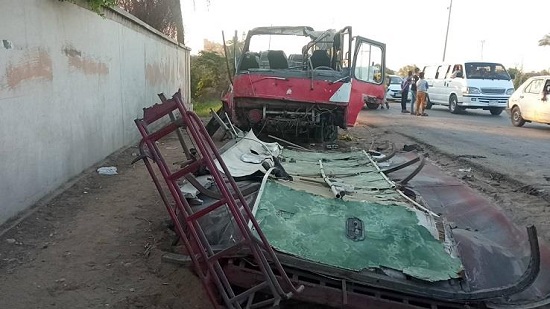  مصرع وإصابة 22 عامل نظافة إثر سقوط حافلة في ترعة المريوطية