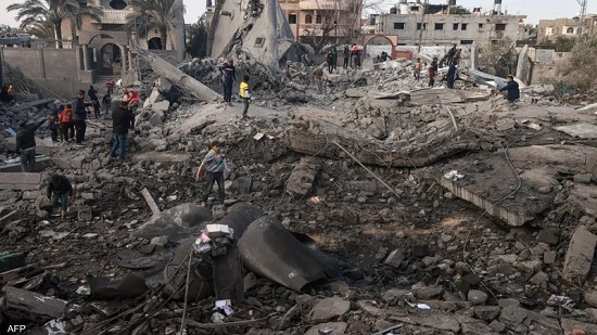  ارتفاع عدد ضحايا القصف الإسرائيلي الذي استهدف نازحين شرق رفح جنوبي غزة