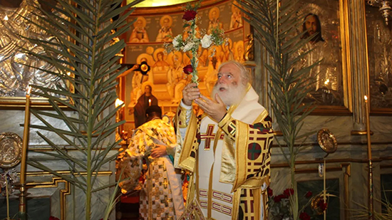 البابا ثيودروس الثاني يحتفل بأحد الشعانين في الإسكندرية