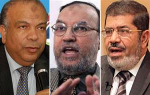 الرئيس مرسي والكتاتني والعريان
                        