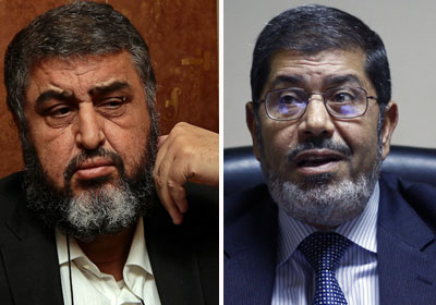 خيرت الشاطر، والرئيس المعزول محمد مرسي
