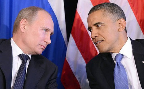 بوتن وأوباما