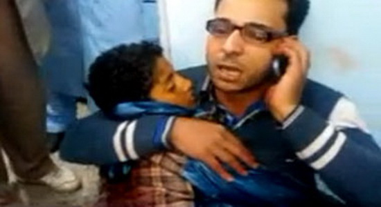 الطفل محمد بدوى ضحية اشتباكات العمرانية أمس