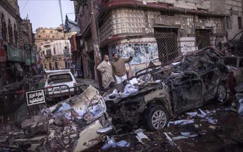  انفجار بمبنى التجنيد التابع لمديرية أمن الإسكندرية