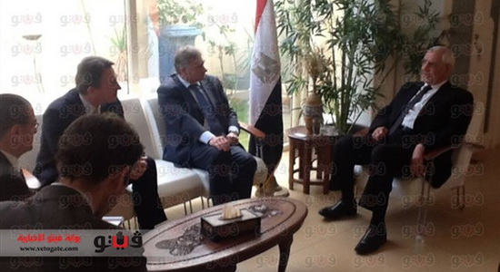 بالصور.. أبو الفتوح يستقبل سفيري بلجيكا وهولندا بالقاهرة