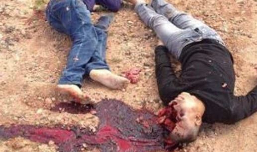 صور المصريين المقتولين رميا بالرصاص في ليبيا