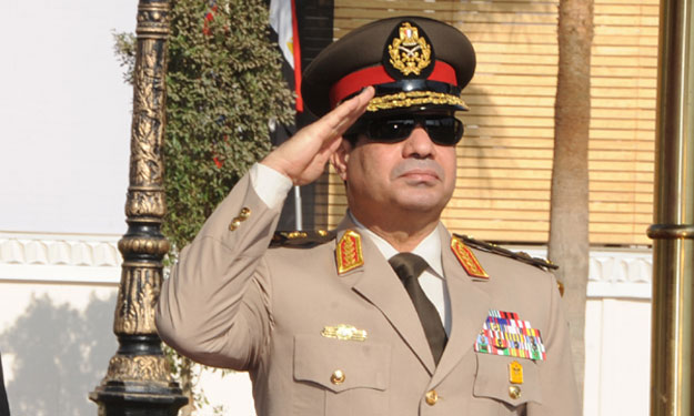 المشير عبد الفتاح السيسي النائب الأول لرئيس مجلس الوزراء ووزير الدفاع والإنتاج الحربي