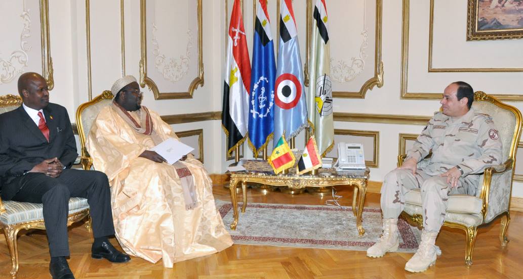 السيسى يلتقى مبعوث الرئيس السنغالى