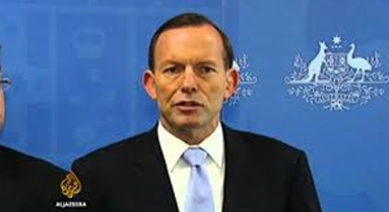 رئيس وزراء استراليا طونى ابوت 
