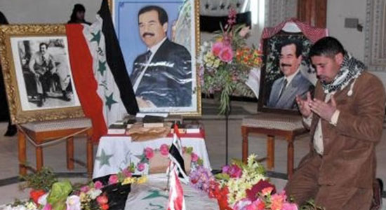 قبر الرئيس العراقى الأسبق صدام حسين