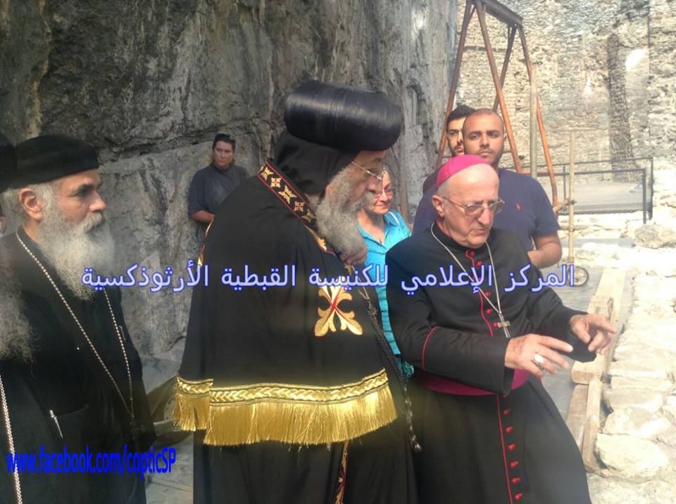 البابا يزور دير القديس موريس ورئيس الدير يشرح معالمه