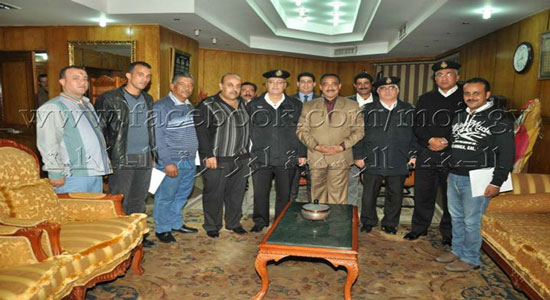 تكريم ضباط وأفراد شرطة في بورسعيد