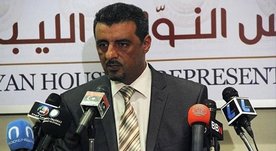 فرج ابو هاشم المتحدث باسم مجلس النواب الليبي
