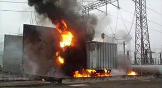  تفجير قنبلة بمدفع مياه بأحد أبراج الكهرباء ببني سويف  