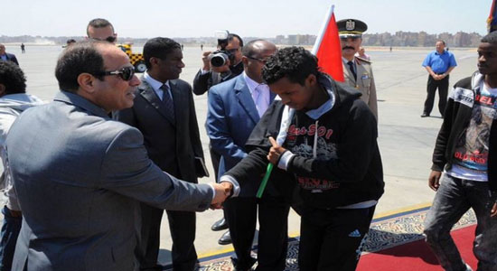 استقبال الرئيس للإثيوبيين