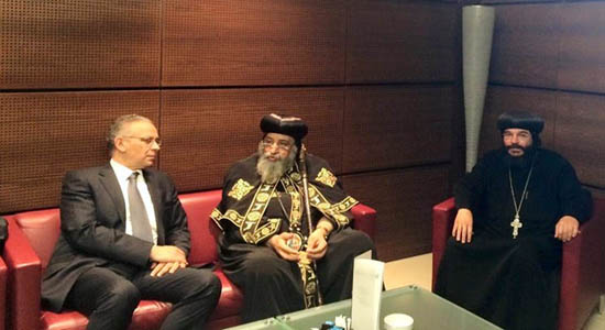 سفير مصر لدى النمسا يستقبل البابا تواضروس الثاني