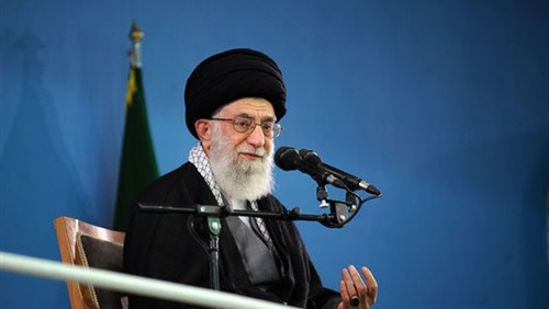 المرشد الاعلى للجمهورية الإسلامية الإيرانية آية الله على 