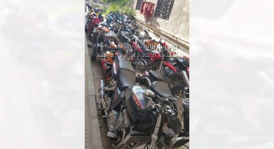 ضبط 19 دراجة بخارية تتسبب بإزعاج المواطنين في بورسعيد
