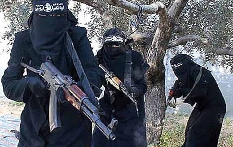 مقاتلات في تنظيم داعش