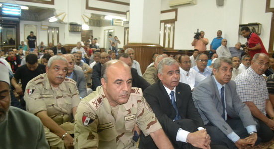 محافظ السويس وقائد الجيش الثالث ومدير الامن والأوقاف يحتفلون بليلة القدر