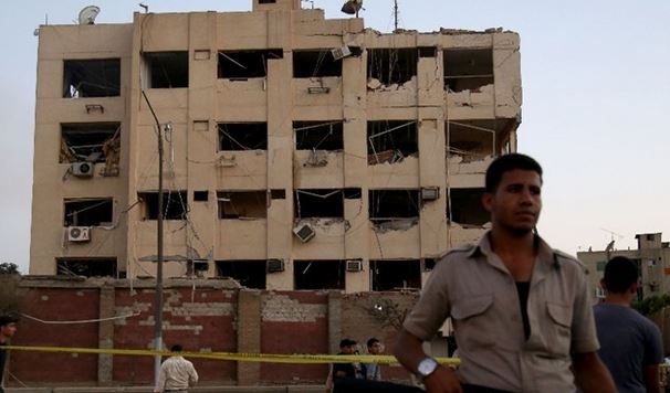 تفجير مبنى الأمن الوطني في شبرا الخيمة