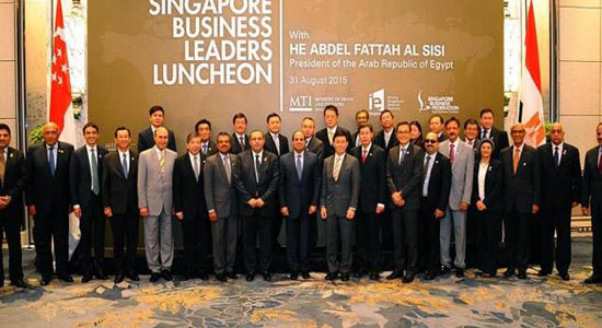  الرئيس عبد الفتاح السيسى، في جولة آسيوية إلى كلاً من سنغافورة والصين وإندونيسيا
