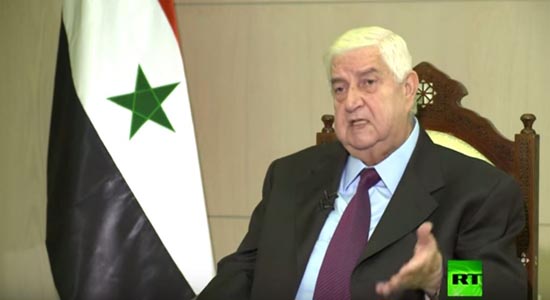 وزير الخارجية السوري