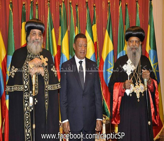بالصور.. الرئيس الإثيوبي يستقبل البابا تواضروس الثاني