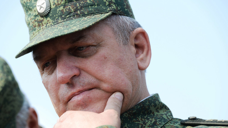 الجنرال نيقولاي بوغدانوفسكي نائب رئيس هيئة الأركان العامة في الجيش الروسي