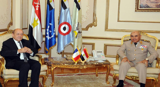  وزير الدفاع الفرنسي: مصر قوة فاعلة ورئيسية غي استقرار الشرق الأوسط