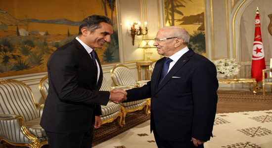 الرئيس التونسي يستقبل باسم يوسف في مهرجان قرطاج السينمائي