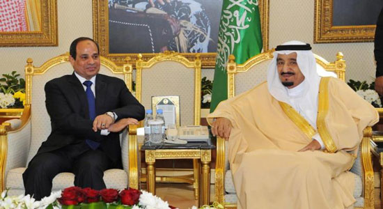 الملك سلمان بن عبدالعزيز والسيسي