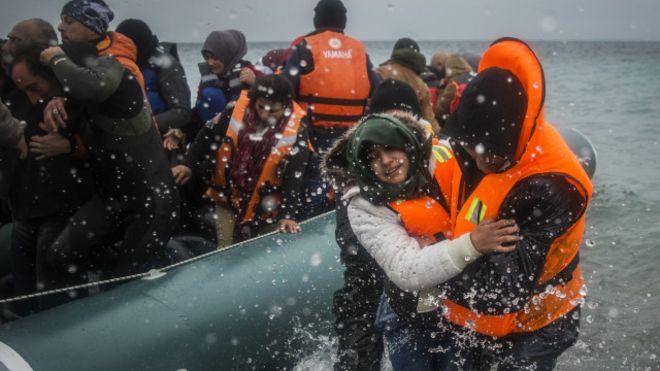 عبر في عام 2015 نحو مليون مهاجر إلى أوروبا