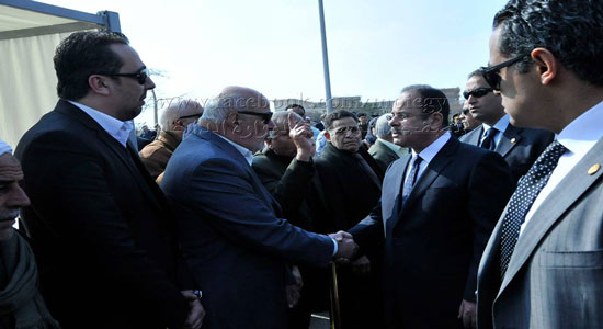 وزير الداخلية وشيخ الأزهر يتقدمان جنازة شهيدي الحماية المدنية