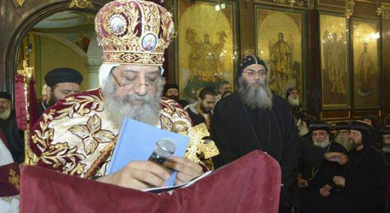 البابا يكشف سبب رسامة مطران القدس بالكنيسة المرقسية 