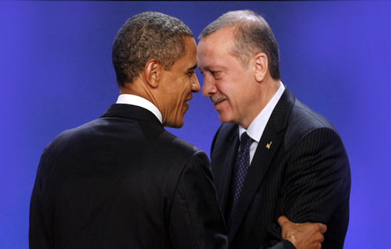 الرئيس باراك اوباما مع نظيره التركي