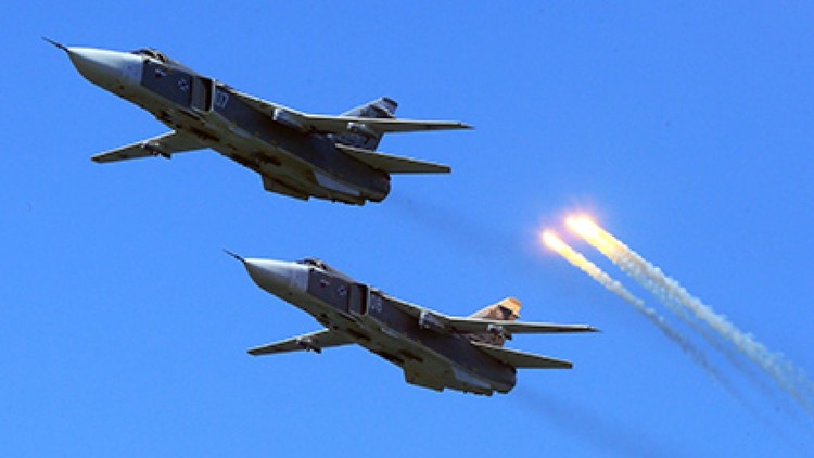 طائرات حربية روسيا في أجواء سوريا
