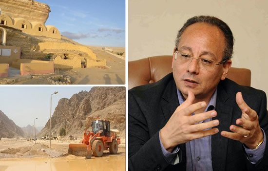 عماد جاد: أزمة دير وادي الريان انتهت و"الرهبان سيقننون وضع المساحة"