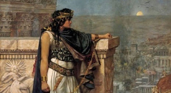 لوحة فنية للملكة زنوبيا