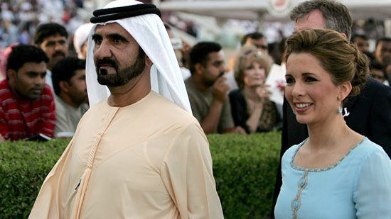 محمد بن راشد آل مكتوم وزوجته