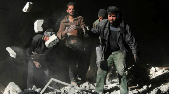 شهدت الأيام الأخيرة قصفا جويا على عدد من البلدات والقرى التي يسيطر عليها مسلحو تنظيم 