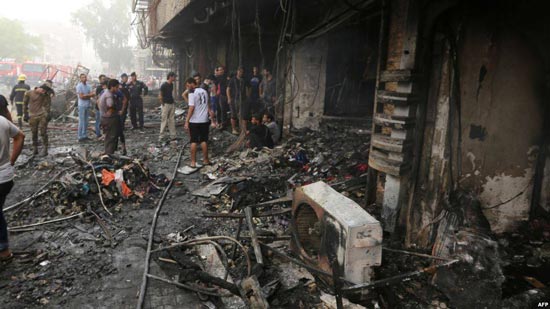 تفجير العراق في صور.. جثث متفحمة وأشلاء لأكثر من مائتي قتيل.. الدولة الإسلامية تتوعد بالمزيد والعالم يصدر بيانات 