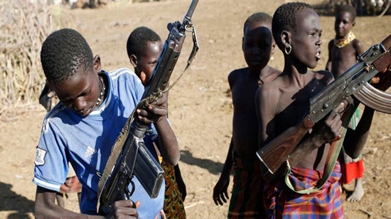  الجماعات المسلحة بجنوب السودان تجند 16 ألف طفل منذ 2013
