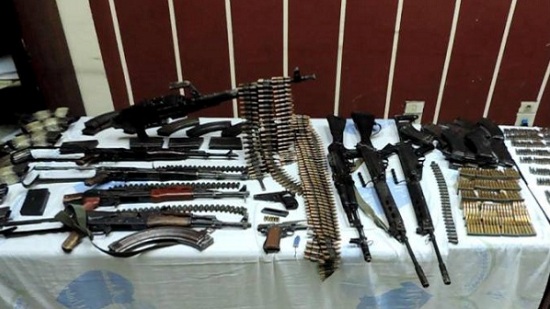  ضبط 7 أسلحة نارية و3 قضايا مخدرات في المنيا